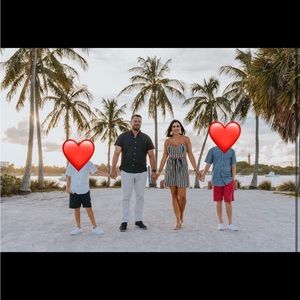 Judith March Striped Strapless Dress❤️